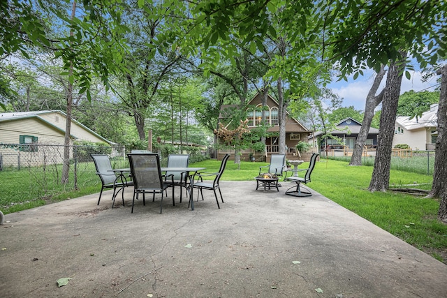 view of patio