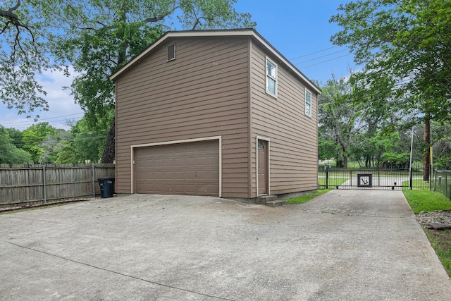 view of side of property