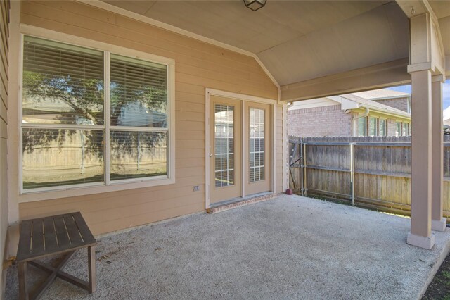 view of patio