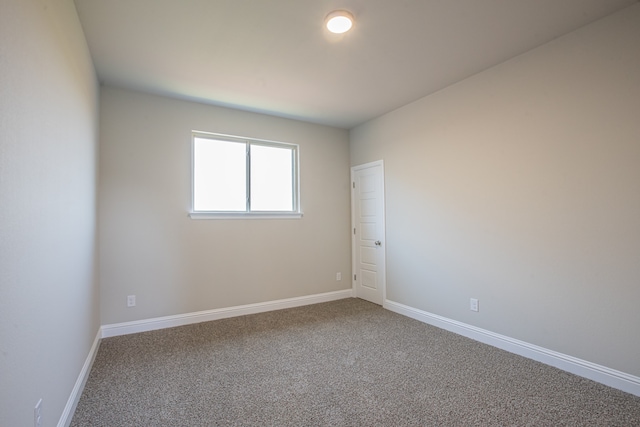 spare room with carpet floors