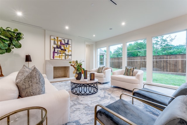 view of living room