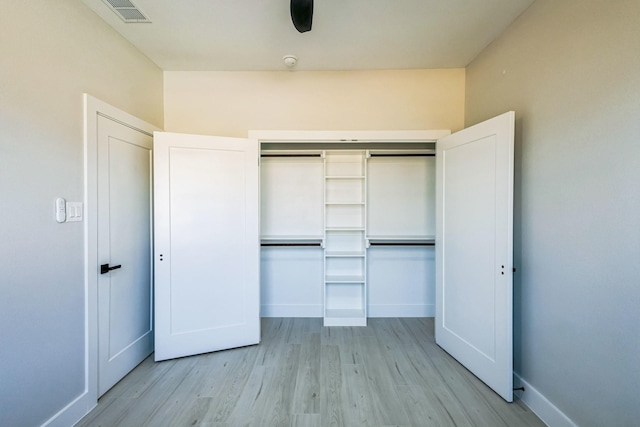 view of closet