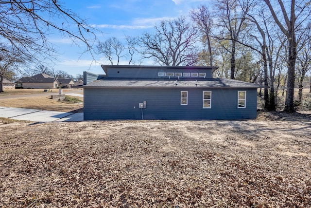 view of rear view of property