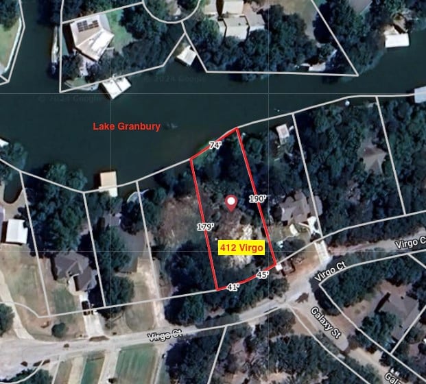 412 Virgo Ct, Granbury TX, 76049 land for sale