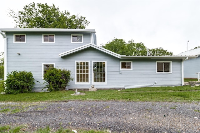 view of rear view of house