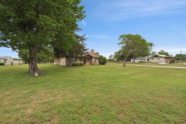 view of yard