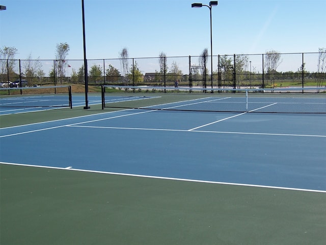 view of sport court