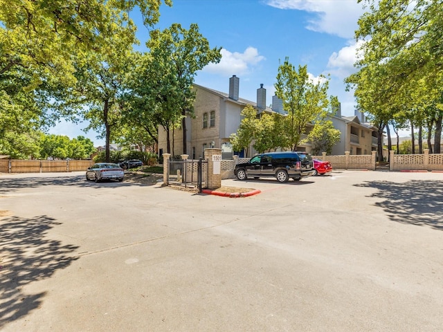 view of car parking