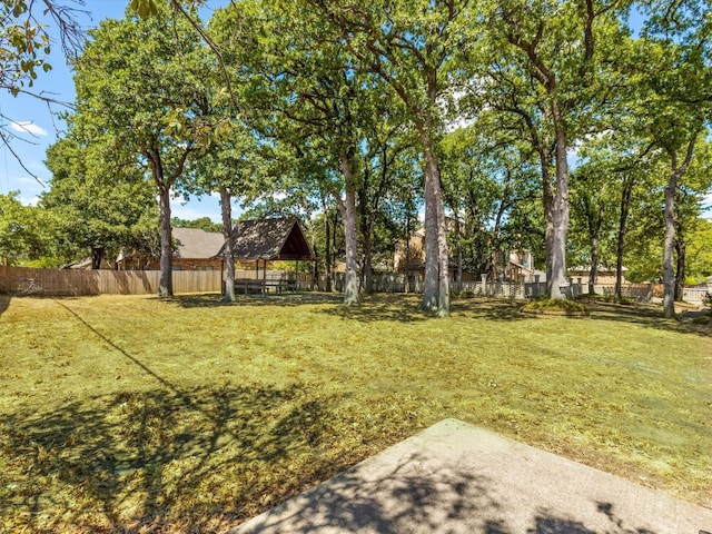 view of yard with a patio