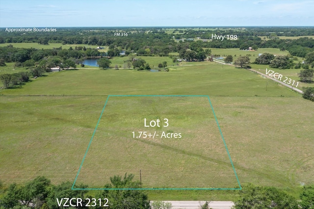 TBDLOT3 Vz County Road 2312, Canton TX, 75147 land for sale