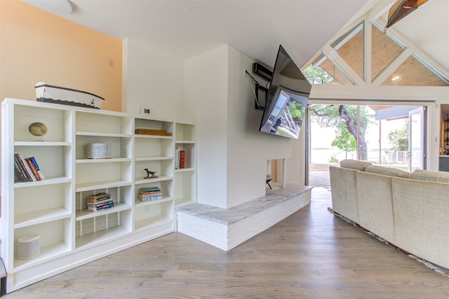 interior space featuring hardwood / wood-style floors