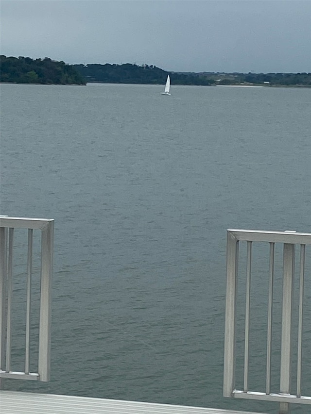 view of water feature