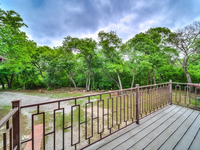 view of deck