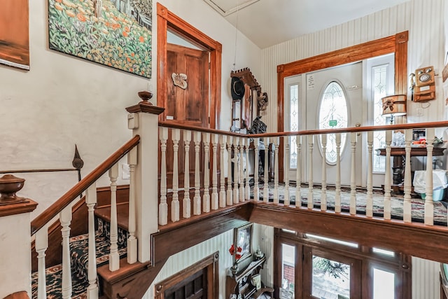 view of entrance foyer