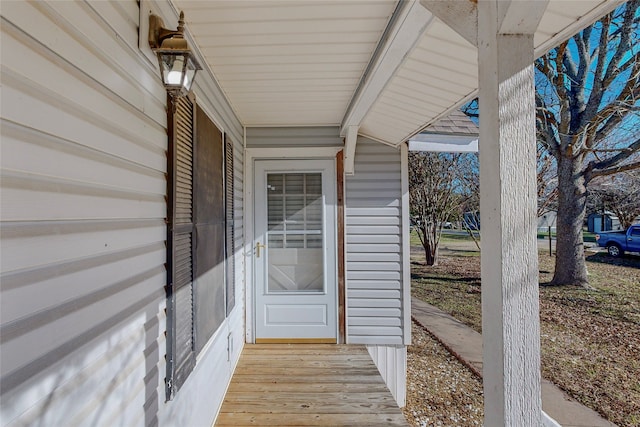 view of property entrance