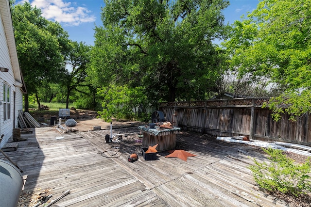 view of deck