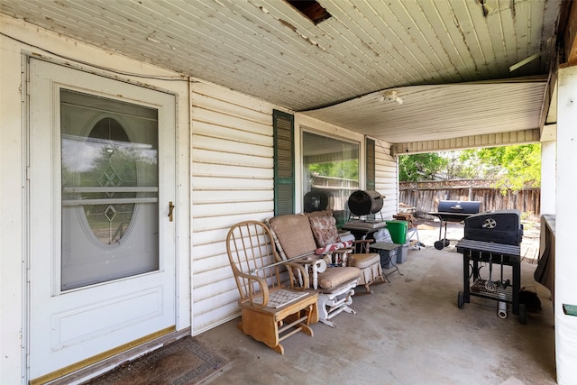 view of patio