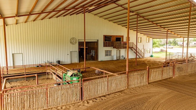 view of stable