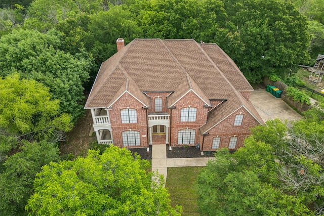 view of birds eye view of property