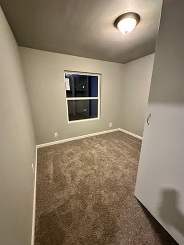 spare room featuring carpet flooring