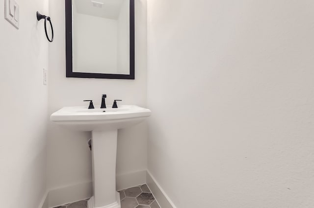 bathroom featuring tile patterned floors