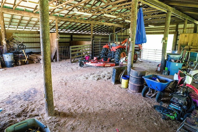 view of stable