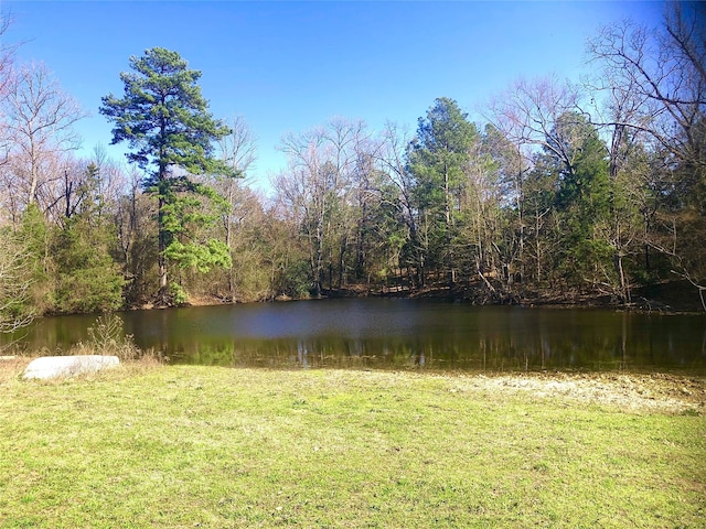 view of property view of water