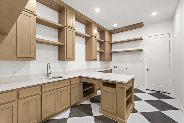 kitchen featuring sink