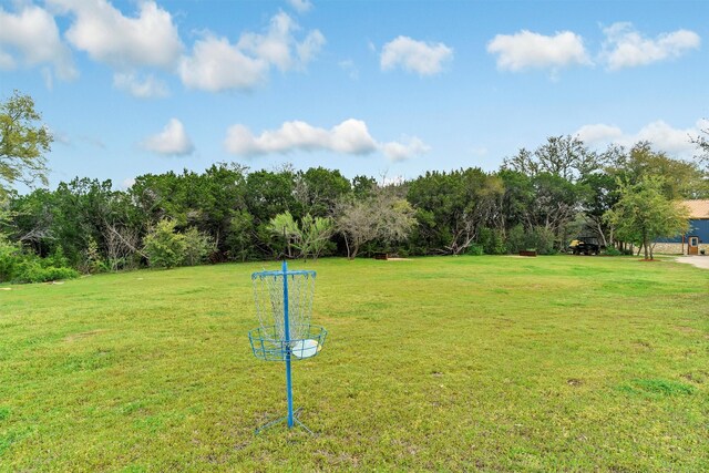 surrounding community featuring a lawn