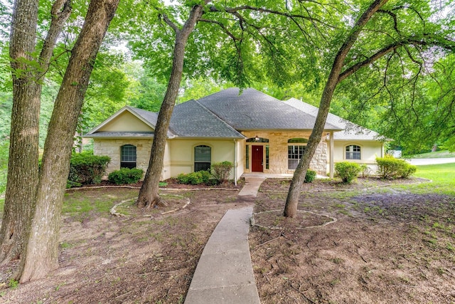 view of ranch-style house