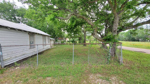 view of yard