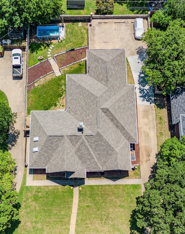 view of aerial view