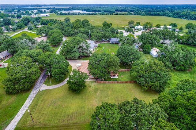 view of aerial view