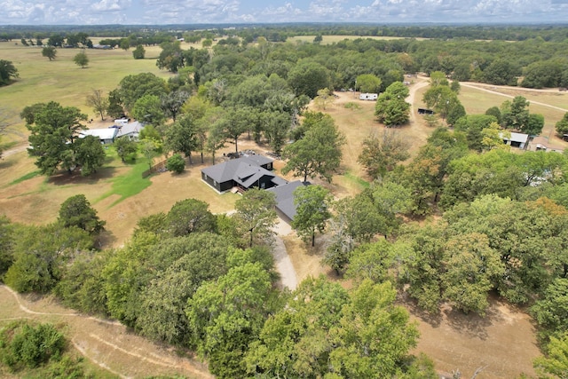 drone / aerial view featuring a rural view