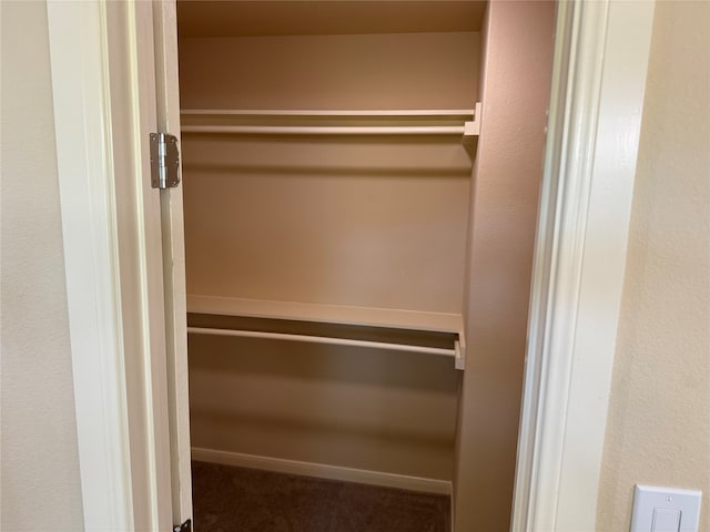 view of closet