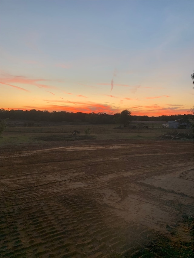 view of nature at dusk