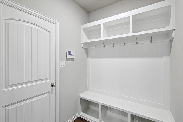 view of mudroom