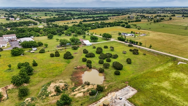 drone / aerial view featuring a rural view