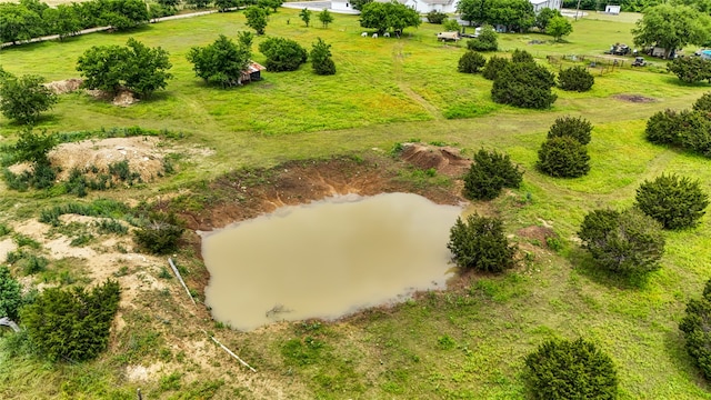 bird's eye view with a rural view