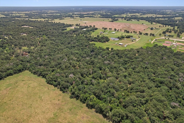 drone / aerial view featuring a rural view