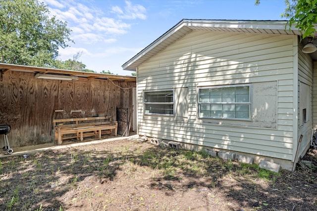 view of side of property