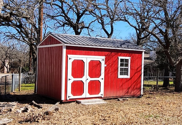 view of shed / structure