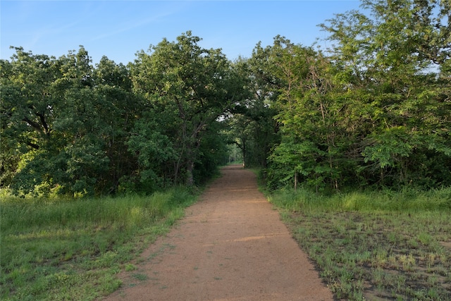 view of road