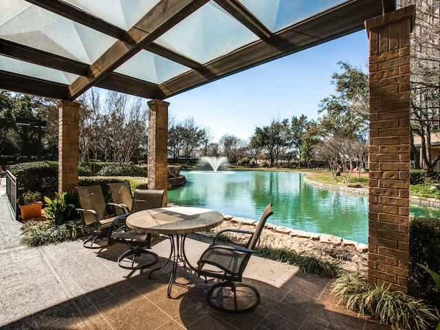 view of patio