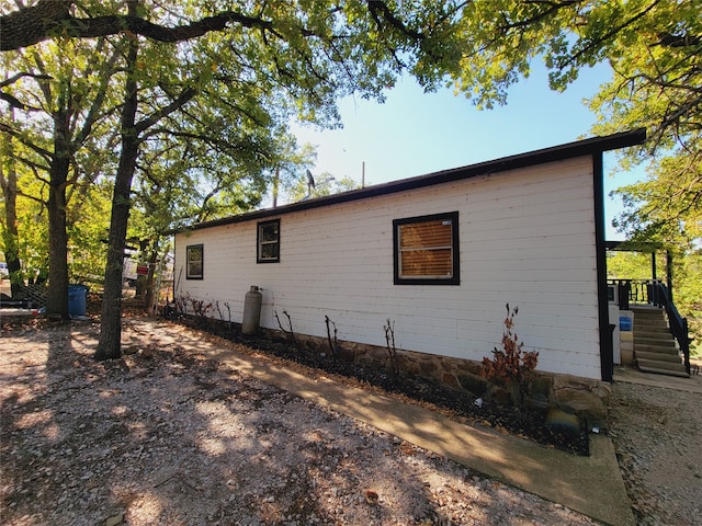 view of property exterior