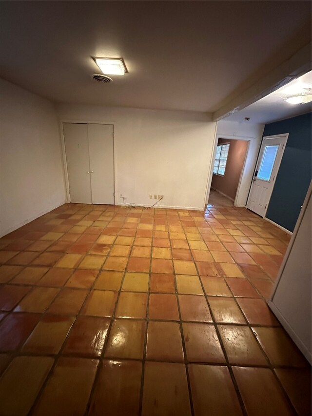 view of tiled empty room