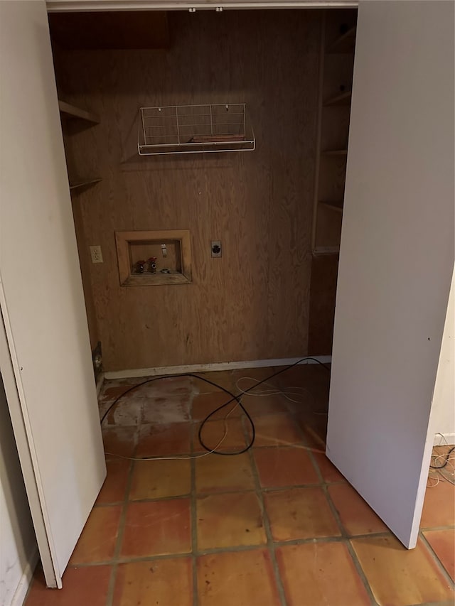 laundry area featuring washer hookup and hookup for an electric dryer