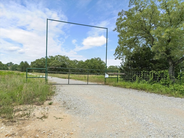 view of road