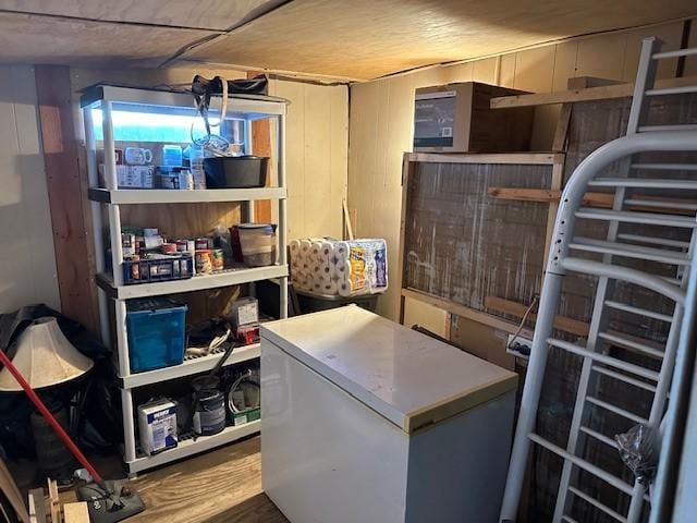 view of storage room