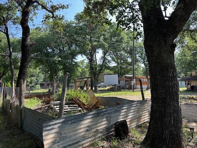 exterior space with a garden
